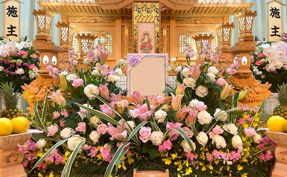 所沢市斎場での家族葬イメージ